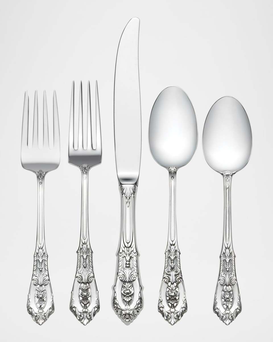 Rose Point 46-Piece Flatware Set, Service for 8